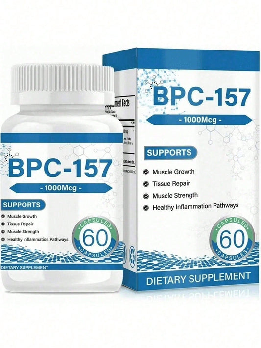 BPC-157 Supplement 1000mcg for Tissue Repair & Joint Health -60 Capsules