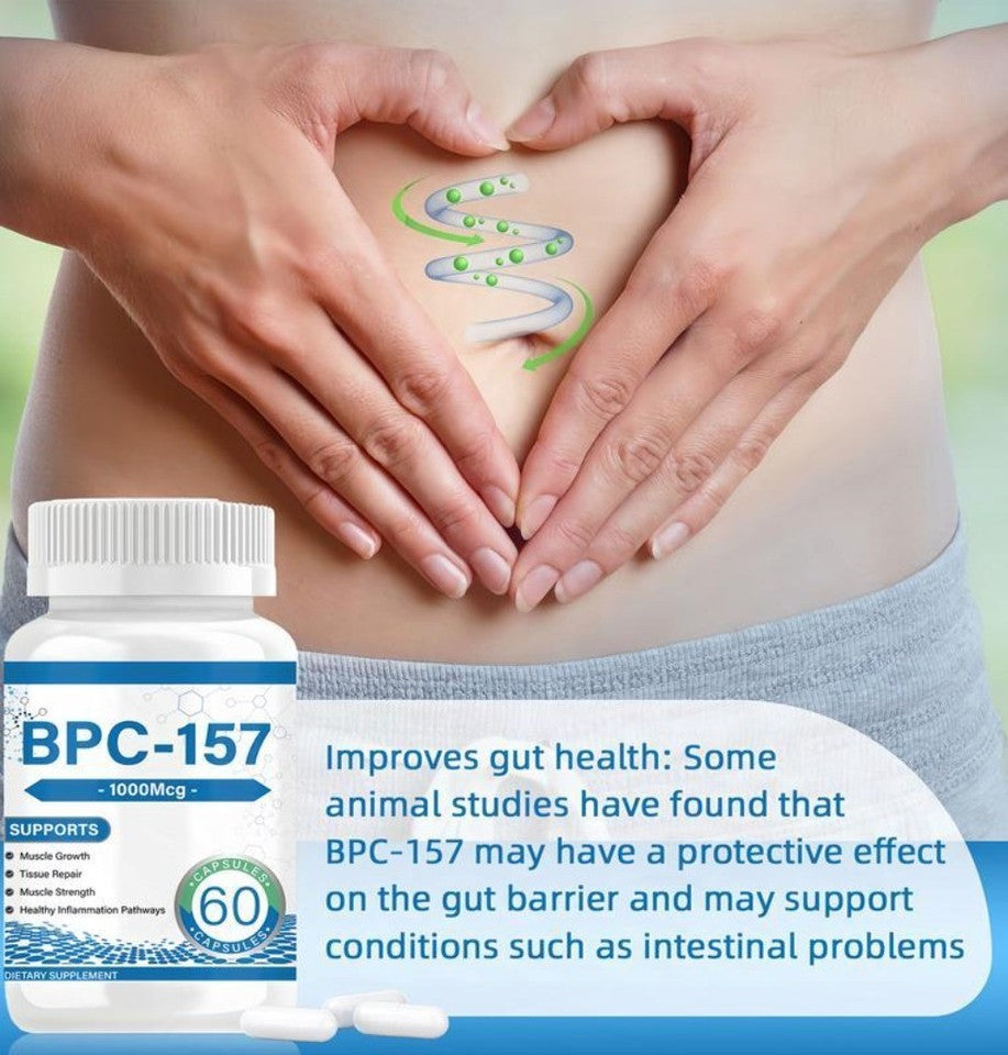 BPC-157 Supplement 1000mcg for Tissue Repair & Joint Health -60 Capsules